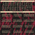 Soccer Uniform Cream Crimson Black-City Custom Sublimation Jersey Soccer Uniform Cream Crimson Black-City Custom Sublimation Jersey