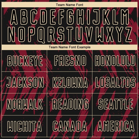 Soccer Uniform Cream Crimson Black-City Custom Sublimation Jersey Soccer Uniform Cream Crimson Black-City Custom Sublimation Jersey