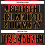 Red-Gold Custom Jersey Sublimation Soccer Uniform Black Red-Gold Custom Jersey Sublimation Soccer Uniform Black