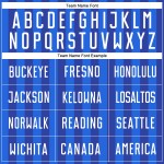 Soccer Royal Uniform Sublimation White Jersey Custom Soccer Royal Uniform Sublimation White Jersey Custom