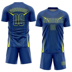 Sublimation Navy Soccer US Custom Gold Jersey Blue Uniform