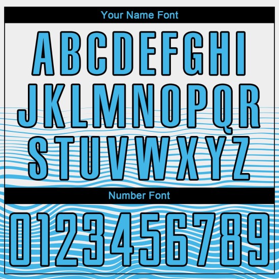 Gradient Blue-Black Sublimation Sky Soccer White Uniform Jersey Line Custom Gradient Blue-Black Sublimation Sky Soccer White Uniform Jersey Line Custom