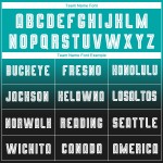 Soccer Fade Sublimation Fashion Sleeve Aqua Custom Jersey Uniform Long White-Black Soccer Fade Sublimation Fashion Sleeve Aqua Custom Jersey Uniform Long White-Black