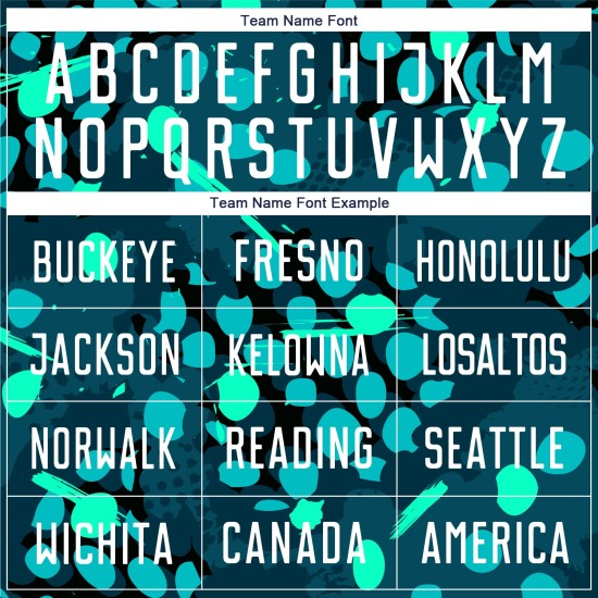 White-Navy Uniform Soccer Aqua Jersey Custom Sublimation White-Navy Uniform Soccer Aqua Jersey Custom Sublimation