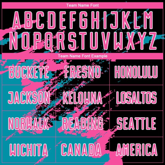 Fragment Pink-Teal Custom Black Abstract Splash Uniform Sublimation Soccer Jersey Art Fragment Pink-Teal Custom Black Abstract Splash Uniform Sublimation Soccer Jersey Art