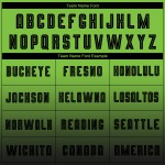 Neon Fashion Uniform Green Sleeve Sublimation Custom Long Soccer Jersey Fade Black Neon Fashion Uniform Green Sleeve Sublimation Custom Long Soccer Jersey Fade Black