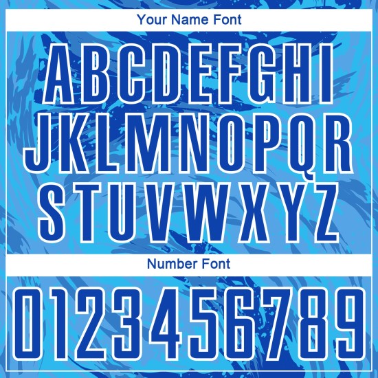 Sublimation Jersey Blue Thunder Sky Fluid Abstract Blue-White Uniform Soccer Custom Sublimation Jersey Blue Thunder Sky Fluid Abstract Blue-White Uniform Soccer Custom