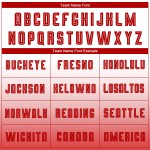 Custom Red Sublimation Fade Fashion Soccer Long Sleeve Jersey Uniform White Custom Red Sublimation Fade Fashion Soccer Long Sleeve Jersey Uniform White