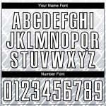 Uniform Lightning Sublimation Jersey Soccer White Gray-Black Custom Uniform Lightning Sublimation Jersey Soccer White Gray-Black Custom