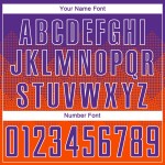 Sublimation Jersey Soccer Custom Purple-White Uniform Orange Sublimation Jersey Soccer Custom Purple-White Uniform Orange