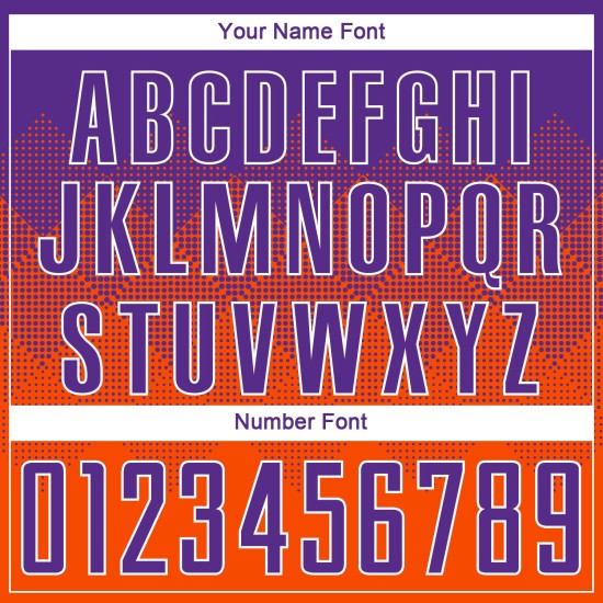 Sublimation Jersey Soccer Custom Purple-White Uniform Orange Sublimation Jersey Soccer Custom Purple-White Uniform Orange