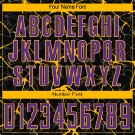 Black Purple-Gold Uniform Soccer Sublimation Custom Jersey Black Purple-Gold Uniform Soccer Sublimation Custom Jersey