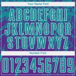 Purple Jersey Teal-White Soccer Sublimation Uniform Custom Purple Jersey Teal-White Soccer Sublimation Uniform Custom