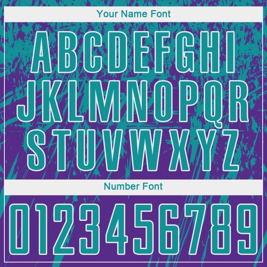 Purple Jersey Teal-White Soccer Sublimation Uniform Custom Purple Jersey Teal-White Soccer Sublimation Uniform Custom