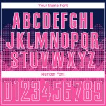 Soccer Sublimation Navy Custom Jersey Pink-White Uniform Soccer Sublimation Navy Custom Jersey Pink-White Uniform