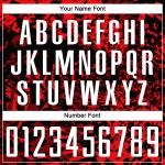 Uniform Red Sublimation Soccer Custom Jersey Black-White Uniform Red Sublimation Soccer Custom Jersey Black-White