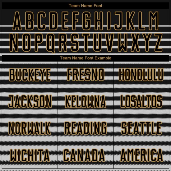 Uniform Custom Gold Soccer Black Jersey Black-Old Sublimation Uniform Custom Gold Soccer Black Jersey Black-Old Sublimation