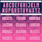 Soccer Sublimation Navy Custom Jersey Pink-White Uniform Soccer Sublimation Navy Custom Jersey Pink-White Uniform