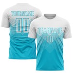 Blue Lakes Sublimation Soccer Uniform White Jersey Custom Blue Lakes Sublimation Soccer Uniform White Jersey Custom