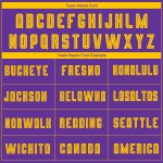 Purple Gold-Black Sublimation Custom Fashion Soccer Uniform Jersey Fade Purple Gold-Black Sublimation Custom Fashion Soccer Uniform Jersey Fade