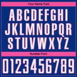 Fashion Jersey Uniform Custom White-Pink Sublimation Soccer Pinstripe Fade Royal Fashion Jersey Uniform Custom White-Pink Sublimation Soccer Pinstripe Fade Royal