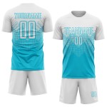 Blue Lakes Sublimation Soccer Uniform White Jersey Custom Blue Lakes Sublimation Soccer Uniform White Jersey Custom