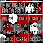 Jersey Custom Soccer Uniform Sublimation Red Black-White Jersey Custom Soccer Uniform Sublimation Red Black-White