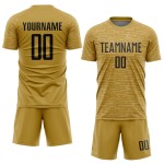 Jersey Old Custom Black Soccer Gold Sublimation Uniform Jersey Old Custom Black Soccer Gold Sublimation Uniform
