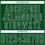 Black-White Jersey Uniform Custom Sublimation Soccer Green Black-White Jersey Uniform Custom Sublimation Soccer Green