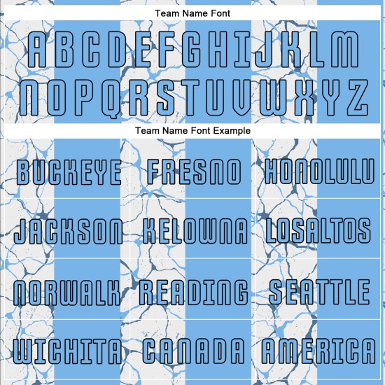 Black-White Sublimation Blue Light Soccer Uniform Jersey Custom Black-White Sublimation Blue Light Soccer Uniform Jersey Custom