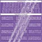 Diagonal White Jersey Purple Sublimation Uniform Custom Lines Soccer Diagonal White Jersey Purple Sublimation Uniform Custom Lines Soccer