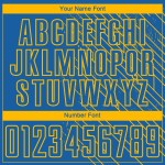 Uniform Jersey Soccer Sublimation Blue Lines Gold Custom Uniform Jersey Soccer Sublimation Blue Lines Gold Custom