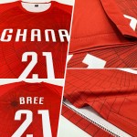 Red Soccer White Uniform Jersey Sublimation Custom Red Soccer White Uniform Jersey Sublimation Custom