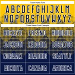 Custom Sublimation Jersey Soccer Gold Uniform Navy-White Custom Sublimation Jersey Soccer Gold Uniform Navy-White