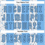 Black-White Sublimation Blue Light Soccer Uniform Jersey Custom Black-White Sublimation Blue Light Soccer Uniform Jersey Custom