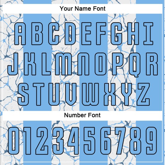 Black-White Sublimation Blue Light Soccer Uniform Jersey Custom Black-White Sublimation Blue Light Soccer Uniform Jersey Custom