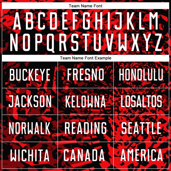 Uniform Red Sublimation Soccer Custom Jersey Black-White Uniform Red Sublimation Soccer Custom Jersey Black-White