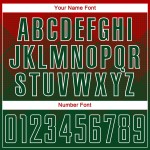 Green-White Red Soccer Custom Uniform Sublimation Jersey Green-White Red Soccer Custom Uniform Sublimation Jersey