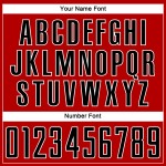 Jersey Custom Soccer Uniform Sublimation Red Black-White Jersey Custom Soccer Uniform Sublimation Red Black-White