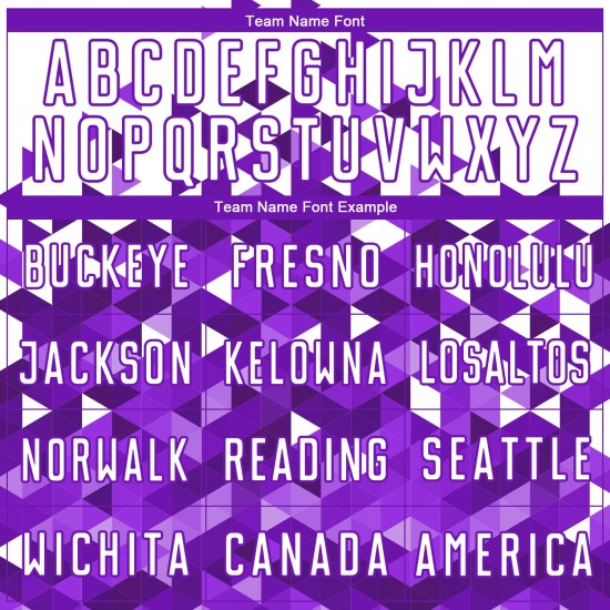 Sublimation Purple Uniform Geometric Jersey Custom White Pattern Soccer Sublimation Purple Uniform Geometric Jersey Custom White Pattern Soccer