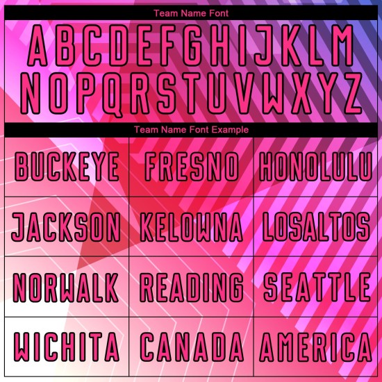 Purple Jersey Geometric Sublimation Pink-Black Soccer Custom Shapes Uniform Purple Jersey Geometric Sublimation Pink-Black Soccer Custom Shapes Uniform