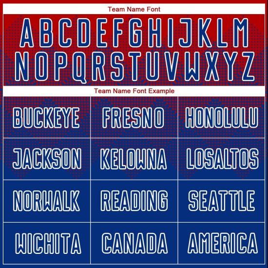 Royal-White Soccer Sublimation Jersey Uniform Custom Red Royal-White Soccer Sublimation Jersey Uniform Custom Red