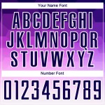 Dark Pattern Hexagons Sublimation Soccer Jersey Uniform Gradient Custom White Purple Dark Pattern Hexagons Sublimation Soccer Jersey Uniform Gradient Custom White Purple