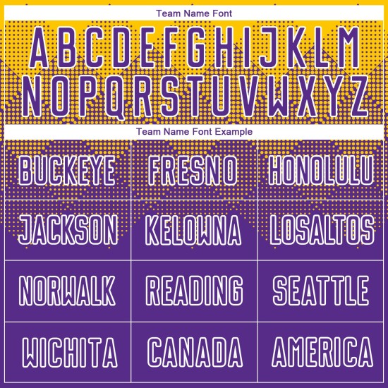 Purple-White Jersey Gold Soccer Sublimation Custom Uniform Purple-White Jersey Gold Soccer Sublimation Custom Uniform