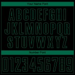 Fashion Custom Green Kelly Sublimation Uniform Black Jersey Pinstripe Soccer Fade Fashion Custom Green Kelly Sublimation Uniform Black Jersey Pinstripe Soccer Fade