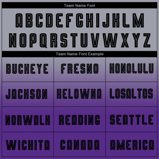 Long Sleeve Fade Soccer Gray Custom Black-Purple Sublimation Fashion Jersey Uniform Long Sleeve Fade Soccer Gray Custom Black-Purple Sublimation Fashion Jersey Uniform