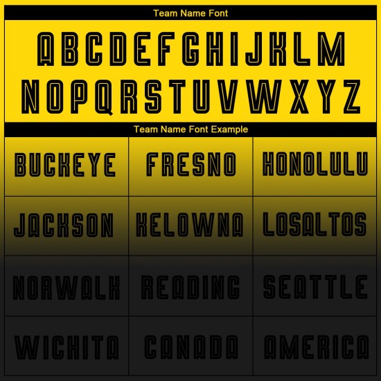 Uniform Custom Fashion Sublimation Gold Sleeve Soccer Black Fade Long Jersey Uniform Custom Fashion Sublimation Gold Sleeve Soccer Black Fade Long Jersey