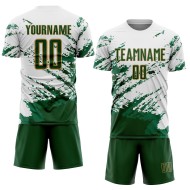 Abstract Green Art White Splash Sublimation Custom Green-Gold Uniform Kelly Soccer Jersey Fragment Abstract Green Art White Splash Sublimation Custom Green-Gold Uniform Kelly Soccer Jersey Fragment