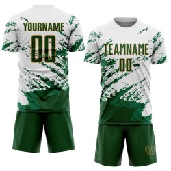 Abstract Green Art White Splash Sublimation Custom Green-Gold Uniform Kelly Soccer Jersey Fragment Abstract Green Art White Splash Sublimation Custom Green-Gold Uniform Kelly Soccer Jersey Fragment