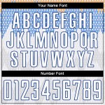 Sublimation Custom Royal White Soccer Uniform Jersey Sublimation Custom Royal White Soccer Uniform Jersey